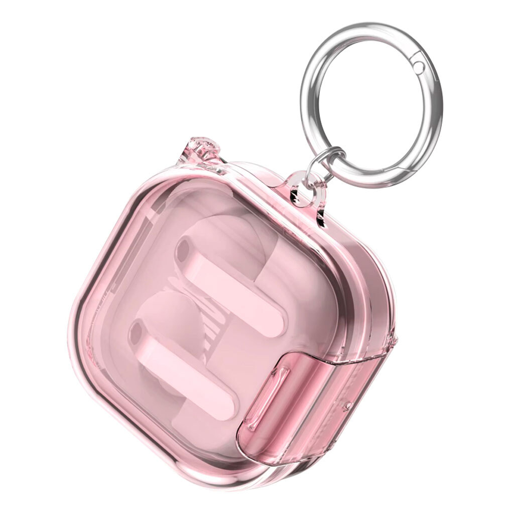 Чехол (накладка) Samsung Galaxy Buds 4 / Galaxy Buds 4 Pro, Epik Crystal Lock, Розовый - № 1 Чехол (накладка) Samsung Galaxy Buds 4 / Galaxy Buds 4 Pro, Epik Crystal Lock, Розовый - № 1