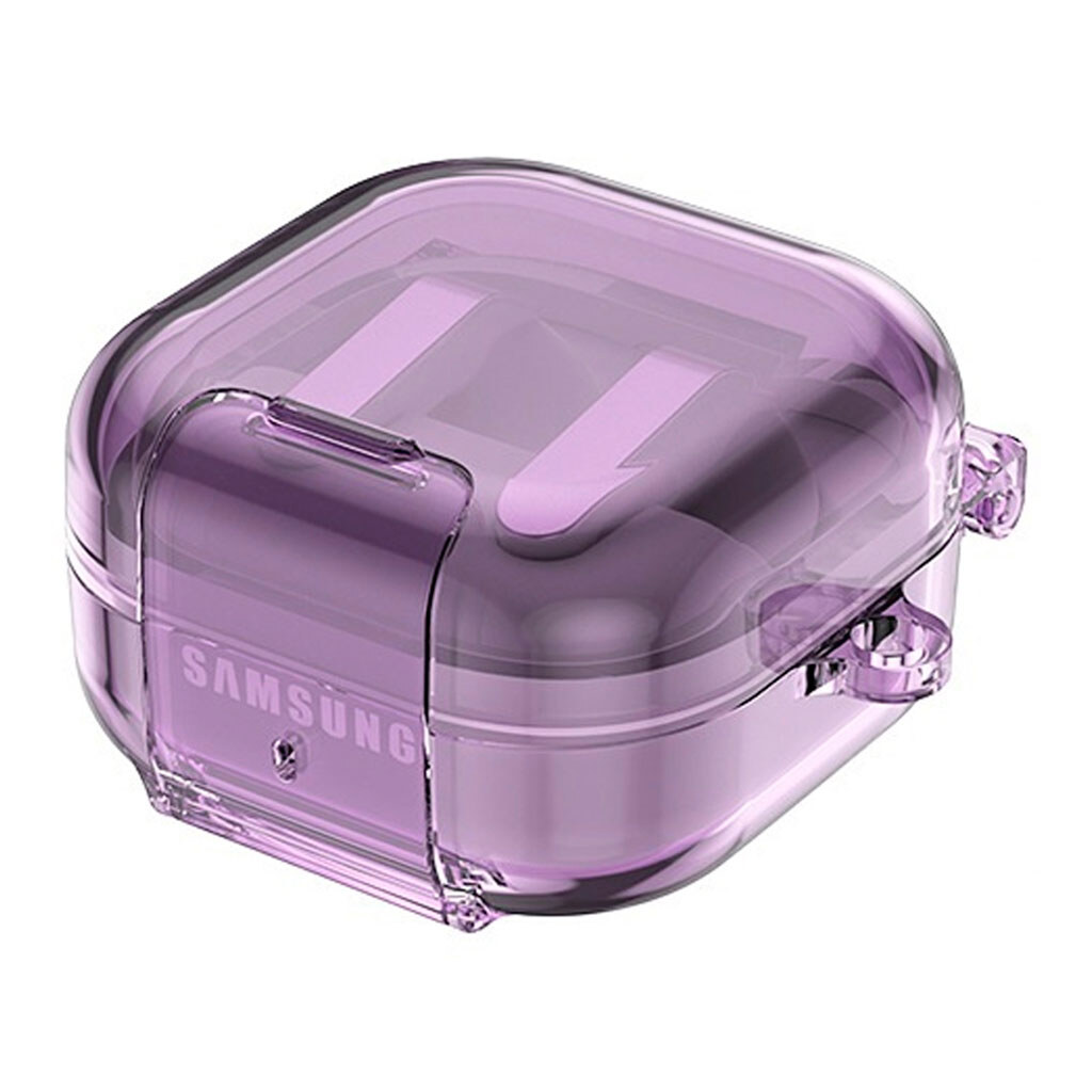 Чехол (накладка) Samsung Galaxy Buds 4 / Galaxy Buds 4 Pro, Epik Crystal Lock, Фиолетовый - № 2 Чехол (накладка) Samsung Galaxy Buds 4 / Galaxy Buds 4 Pro, Epik Crystal Lock, Фиолетовый - № 2