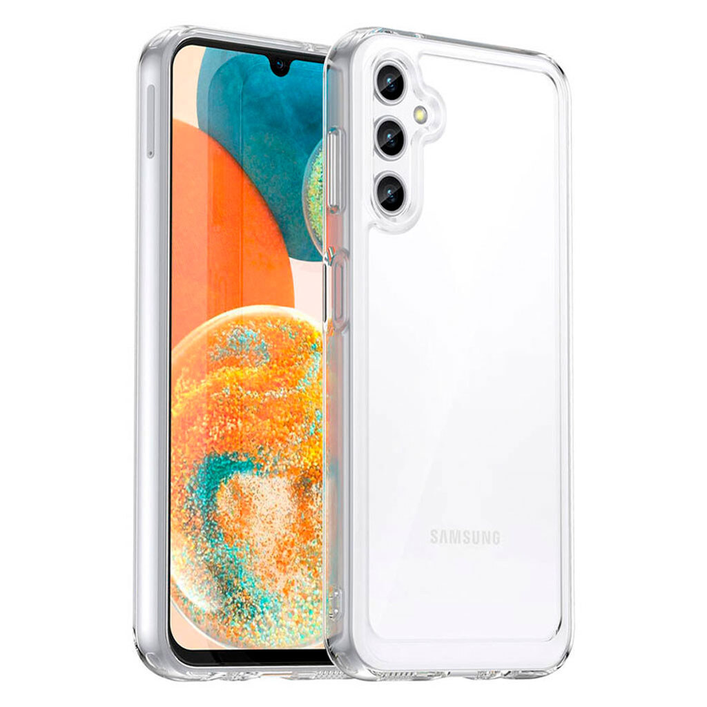 Чехол (накладка) Samsung Galaxy A36 5G / Galaxy A37 5G, BeCover Space Case, Прозрачный - № 1 Чехол (накладка) Samsung Galaxy A36 5G / Galaxy A37 5G, BeCover Space Case, Прозрачный - № 1