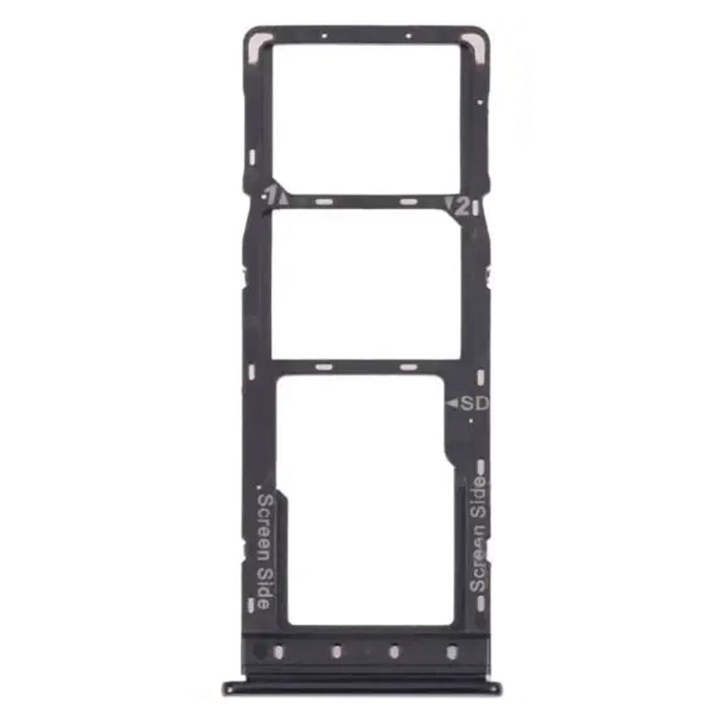Держатель SIM-карты Infinix Hot 60i, С разъемом на карту памяти, Черный - № 1 Держатель SIM-карты Infinix Hot 60i, С разъемом на карту памяти, Черный - № 1