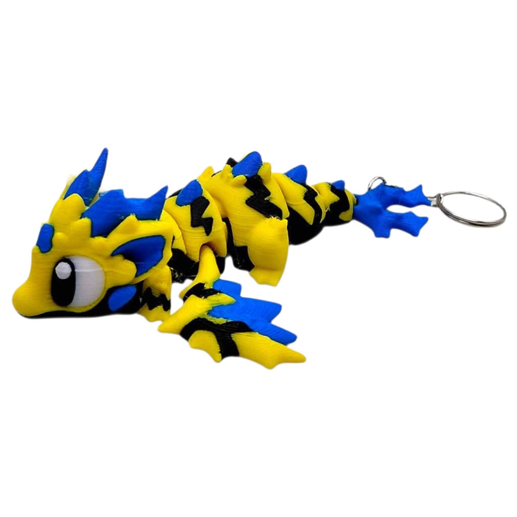 Брелок "Cute Wild Voltage Mini Dragon / Дракон "Дикий Вольтаг", Keychain", 3D печать, OYTOY - № 1 Брелок "Cute Wild Voltage Mini Dragon / Дракон "Дикий Вольтаг", Keychain", 3D печать, OYTOY - № 1