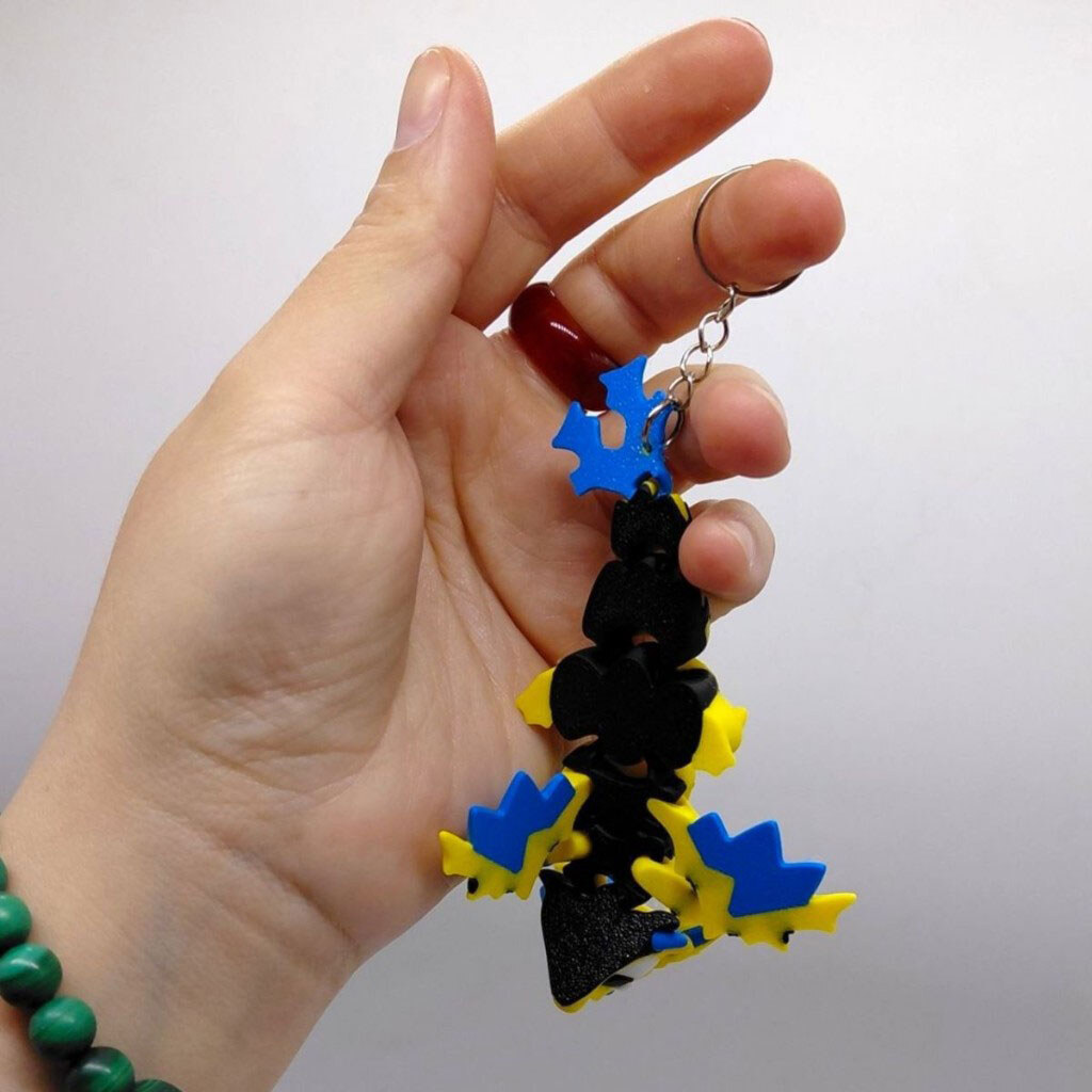 Брелок "Cute Wild Voltage Mini Dragon / Дракон "Дикий Вольтаг", Keychain", 3D печать, OYTOY - № 3 Брелок "Cute Wild Voltage Mini Dragon / Дракон "Дикий Вольтаг", Keychain", 3D печать, OYTOY - № 3