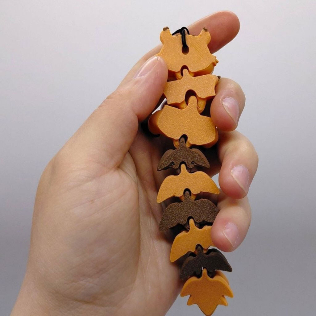 Брелок "Flexi Squirrel Long Tail/ Белка Хвостик Keychain", 3D печать, OYTOY - № 3 Брелок "Flexi Squirrel Long Tail/ Белка Хвостик Keychain", 3D печать, OYTOY - № 3