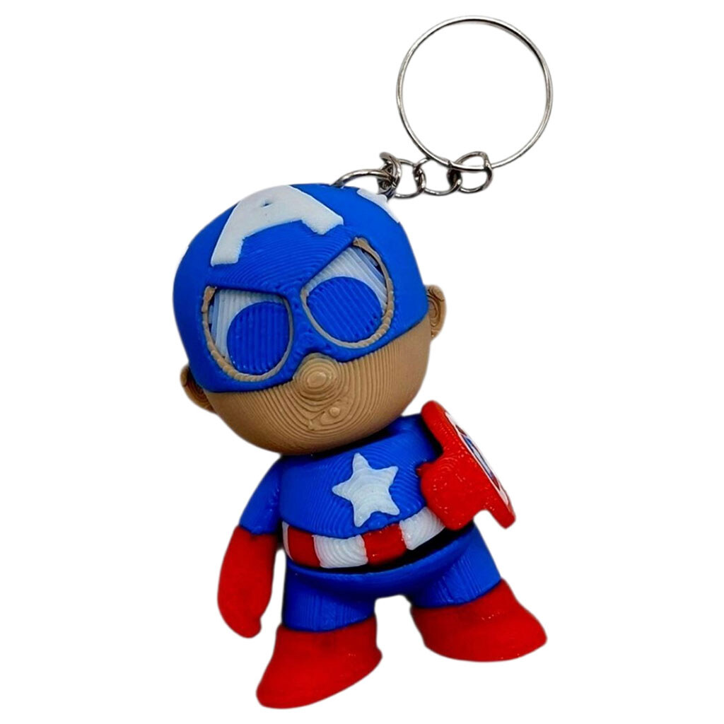 Брелок "Hero Capitan America Marvel / Капітан Америка Марвел Keychain", 3D печать, OYTOY - № 1 Брелок "Hero Capitan America Marvel / Капітан Америка Марвел Keychain", 3D печать, OYTOY - № 1