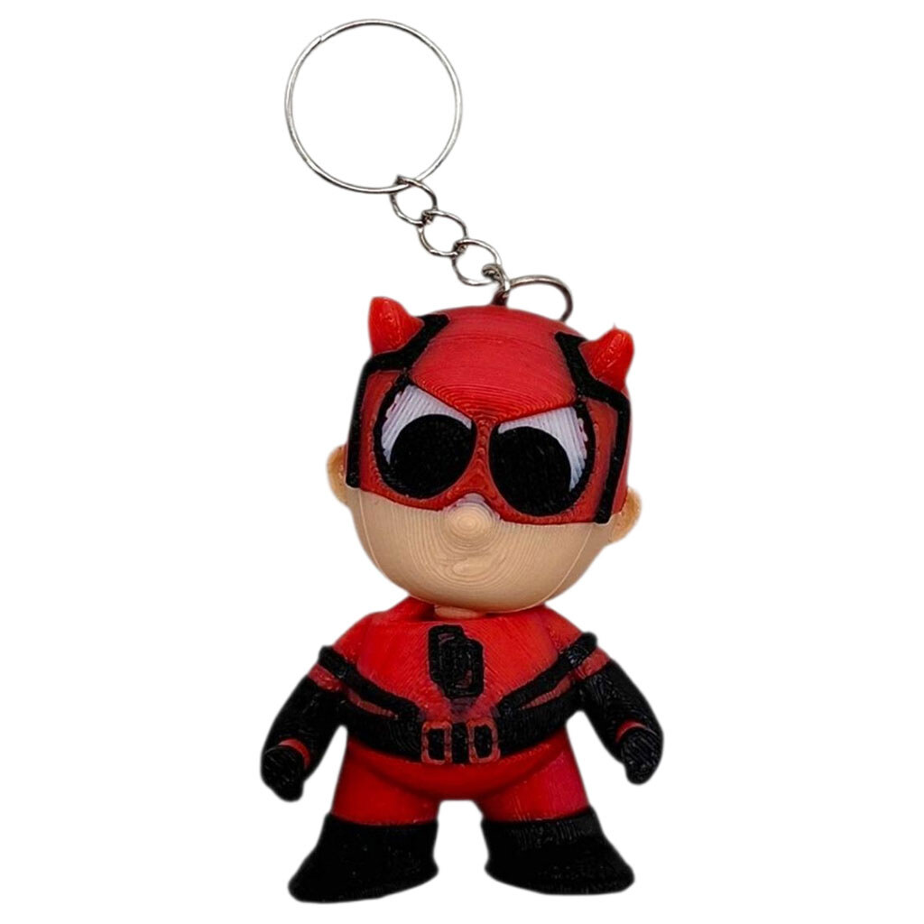 Брелок "Hero Daredevil Marvel / Смельчак Марвел Keychain", 3D печать, OYTOY - № 1 Брелок "Hero Daredevil Marvel / Смельчак Марвел Keychain", 3D печать, OYTOY - № 1