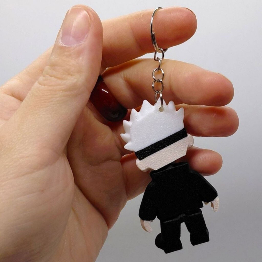 Брелок "Hero Gojo Satoru Jujutsu Kaisen / Годжо Сатору Магическая Битва Keychain", 3D печать, OYTOY - № 3 Брелок "Hero Gojo Satoru Jujutsu Kaisen / Годжо Сатору Магическая Битва Keychain", 3D печать, OYTOY - № 3