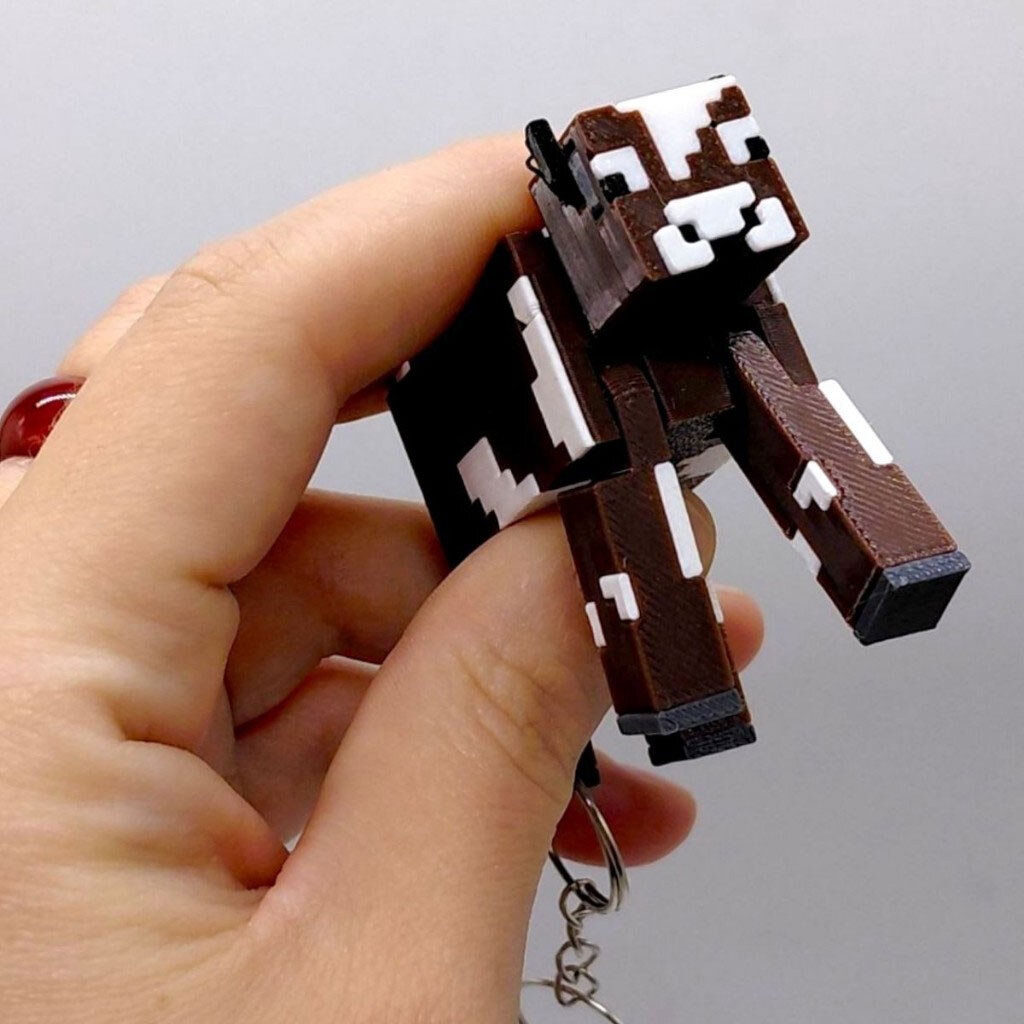 Брелок "Minecraft / Майнкрафт: Chicken/ Курка Keychain", 3D печать, OYTOY - № 3 Брелок "Minecraft / Майнкрафт: Chicken/ Курка Keychain", 3D печать, OYTOY - № 3