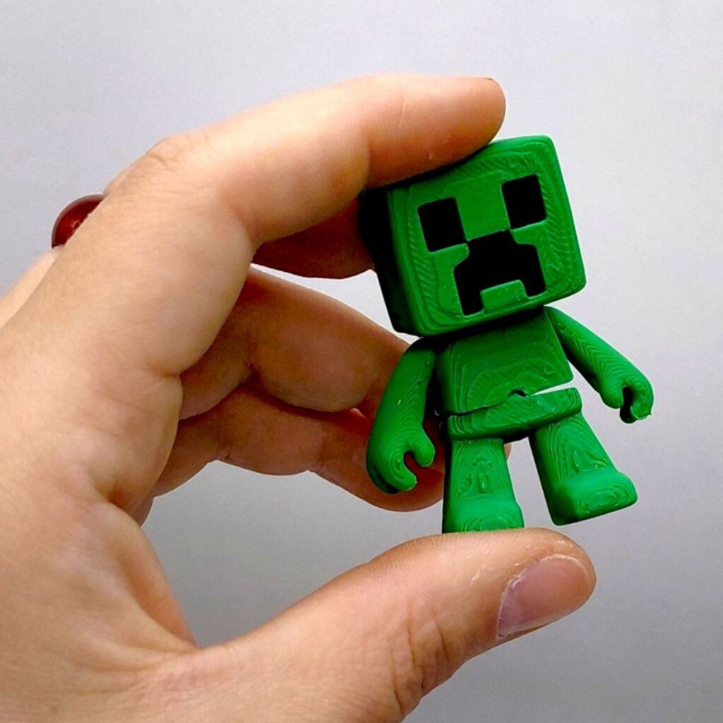 Брелок "Minecraft / Майнкрафт: Creeper / Кріпер "Flexi"", 3D печать, OYTOY - № 3 Брелок "Minecraft / Майнкрафт: Creeper / Кріпер "Flexi"", 3D печать, OYTOY - № 3