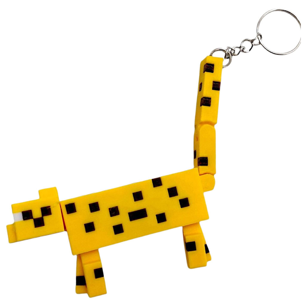 Брелок "Minecraft / Майнкрафт: Ocelot / Оцелот Keychain", 3D печать, OYTOY - № 1 Брелок "Minecraft / Майнкрафт: Ocelot / Оцелот Keychain", 3D печать, OYTOY - № 1