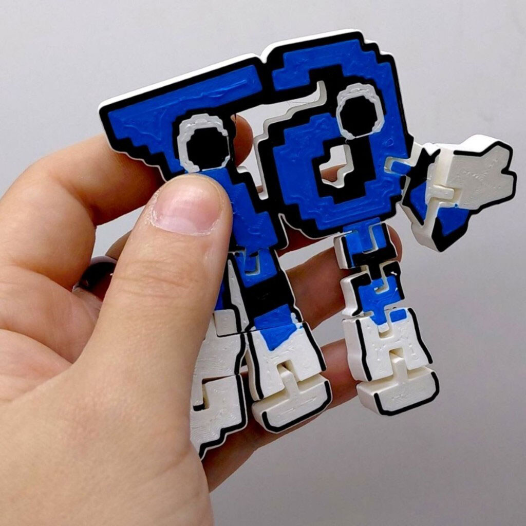Брелок "ROBLOX 67 / 67 BRAINROT SIX-SEVEN KEYCHAIN, 3D печать, OYTOY - № 3 Брелок "ROBLOX 67 / 67 BRAINROT SIX-SEVEN KEYCHAIN, 3D печать, OYTOY - № 3