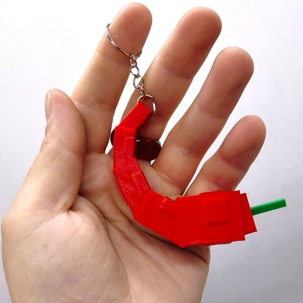 Брелок "ROBLOX PEPPER / ПЕРЕЦЬ GAG KEYCHAIN", 3D печать, OYTOY - № 3 Брелок "ROBLOX PEPPER / ПЕРЕЦЬ GAG KEYCHAIN", 3D печать, OYTOY - № 3