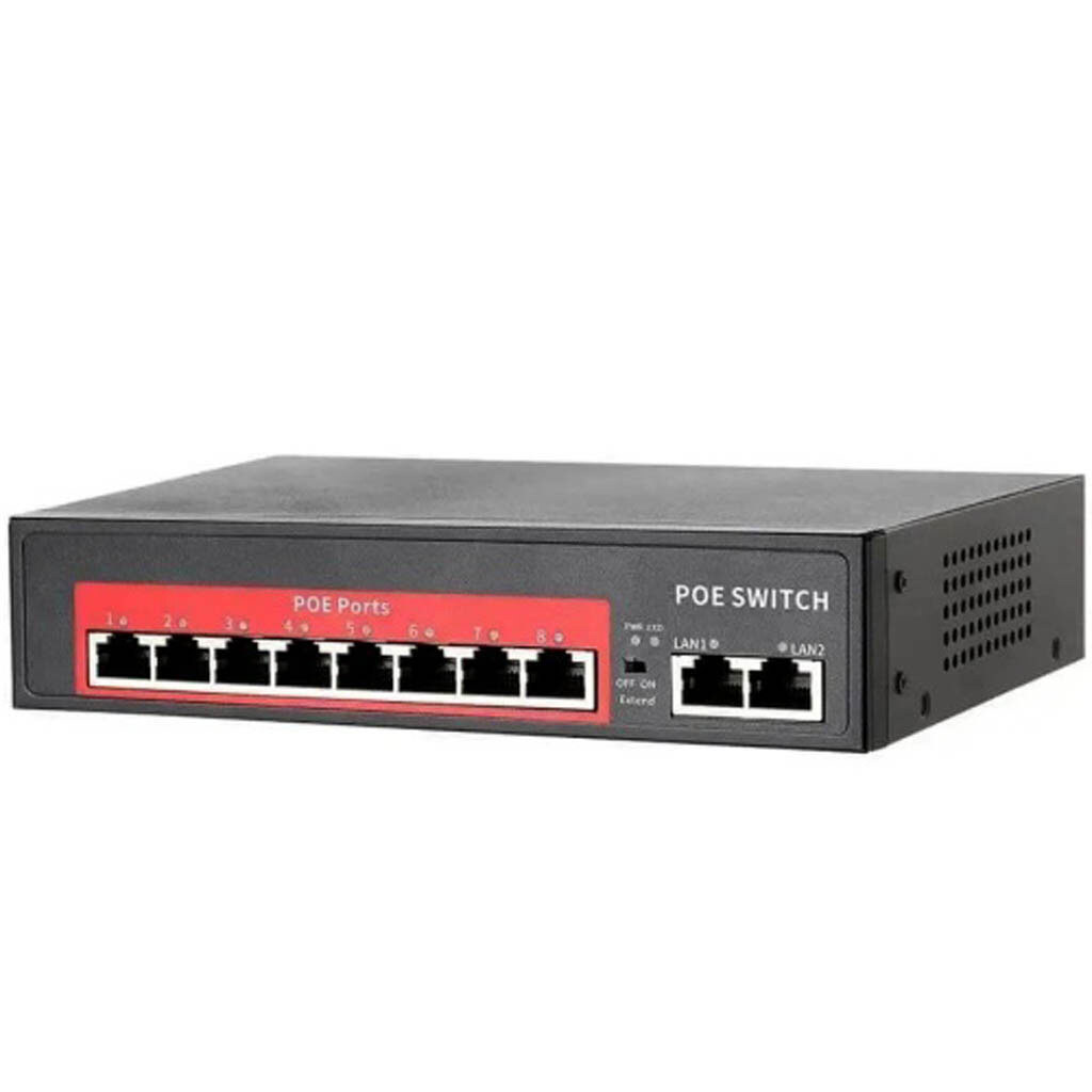 POE коммутатор QPS208G, Черный - № 2 POE коммутатор QPS208G, Черный - № 2
