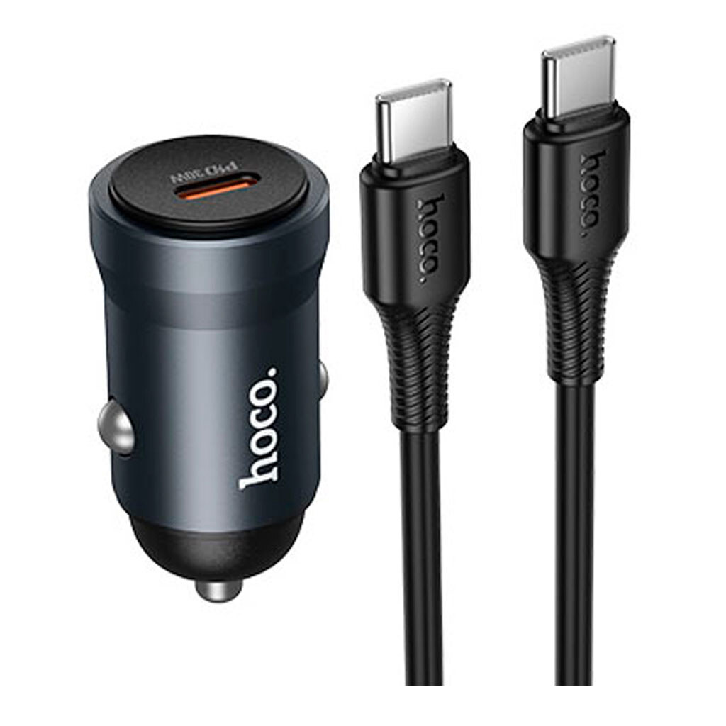 АЗУ Hoco Z62A Energy, С кабелем, Type-C, Серый - № 1 АЗУ Hoco Z62A Energy, С кабелем, Type-C, Серый - № 1