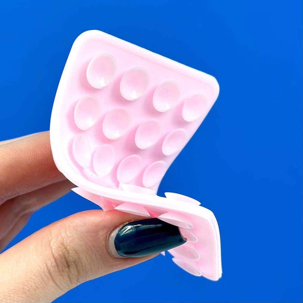 Держатель-присоска Double Side Silicone, Голубой - № 6 Держатель-присоска Double Side Silicone, Голубой - № 6