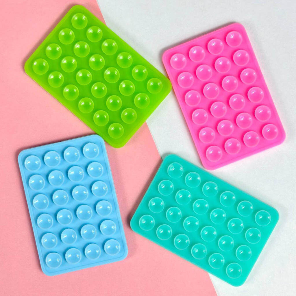 Держатель-присоска Double Side Silicone, Голубой - № 7 Держатель-присоска Double Side Silicone, Голубой - № 7