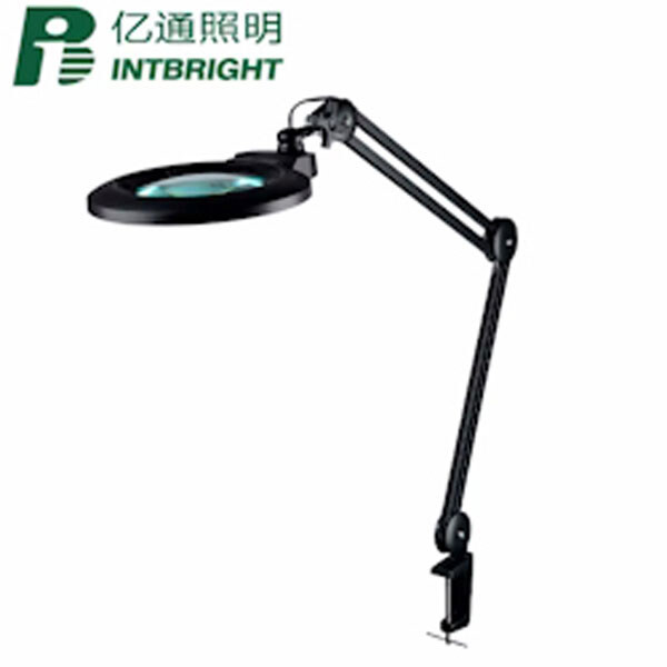 Лупа настольная Intbright 9006LED-150-5D 5 диоптрий ЧЁРНАЯ - № 1 Лупа настольная Intbright 9006LED-150-5D 5 диоптрий ЧЁРНАЯ - № 1