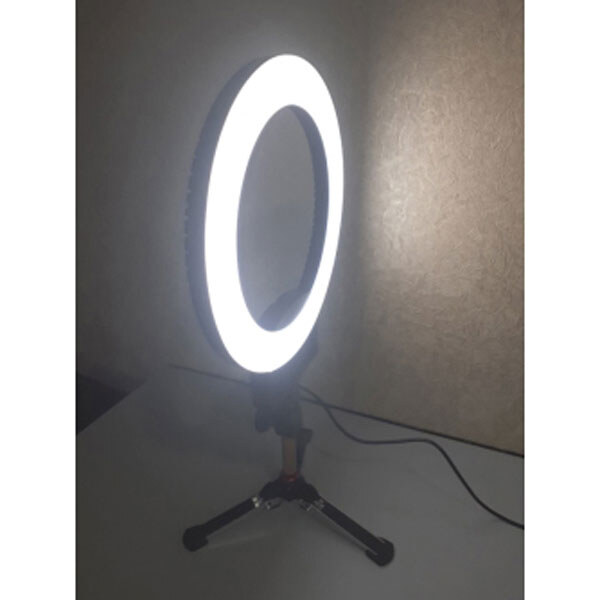 Фотолампа кольцевая настольная 9601LED-12 dimm 240LED, 24Вт, 3024lux,3200-5500K - № 2 Фотолампа кольцевая настольная 9601LED-12 dimm 240LED, 24Вт, 3024lux,3200-5500K - № 2