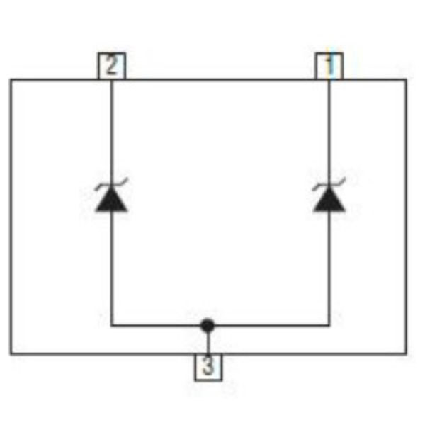 Прибор ESD-защиты CDSOT23-T05C - № 1 Прибор ESD-защиты CDSOT23-T05C - № 1