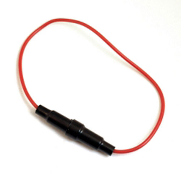 Держатель предохранителя с кабелем 6х30мм 18AWG - № 1 Держатель предохранителя с кабелем 6х30мм 18AWG - № 1