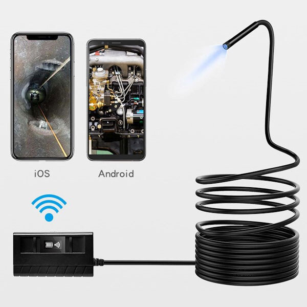 Эндоскоп - Android IP67, d=5,5mm, Full HD, 6LED, WiFi, 3m - № 1 Эндоскоп - Android IP67, d=5,5mm, Full HD, 6LED, WiFi, 3m - № 1