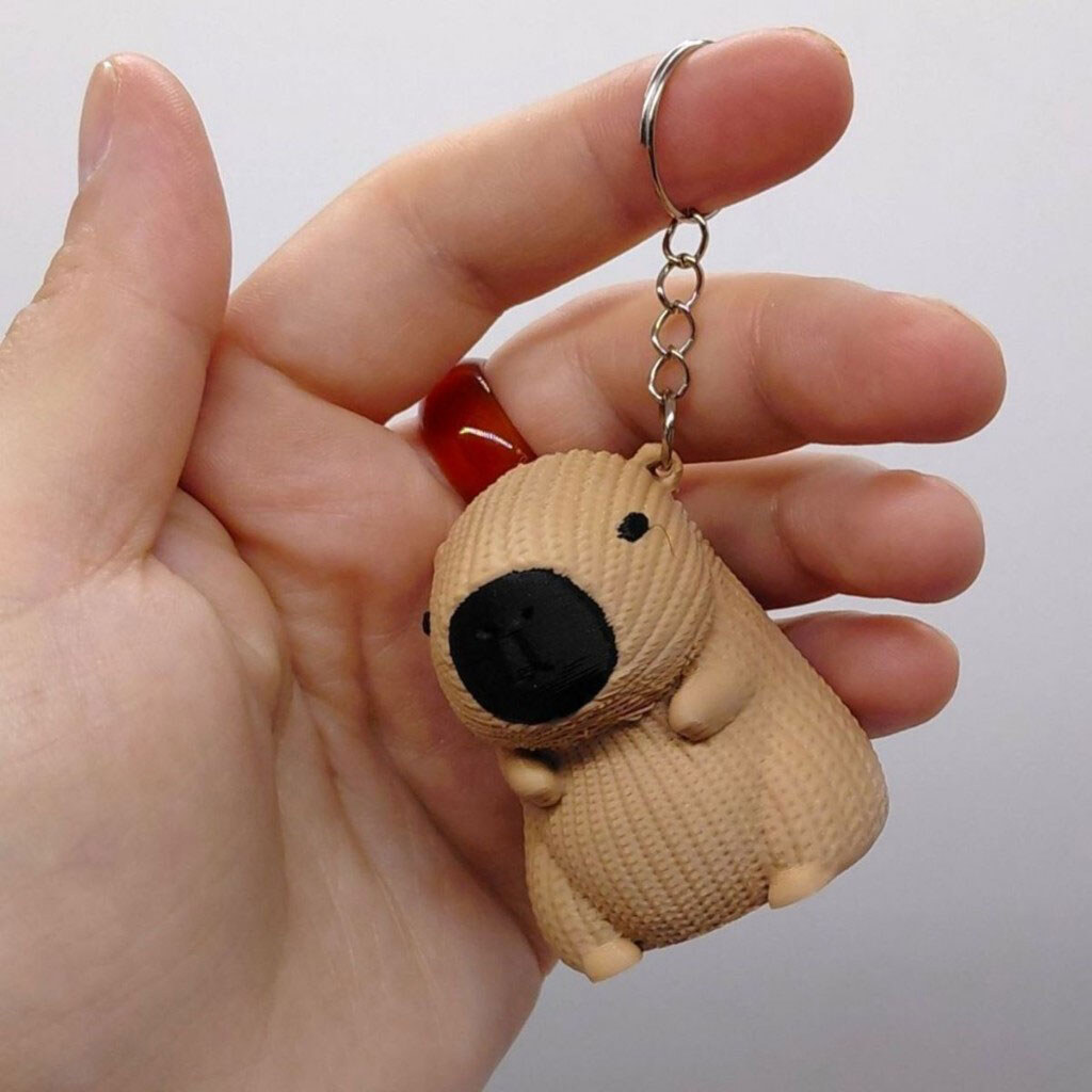 Брелок "Capybara Keychain / Капибара Keychain, большая", 3D печать, OYTOY - № 3 Брелок "Capybara Keychain / Капибара Keychain, большая", 3D печать, OYTOY - № 3