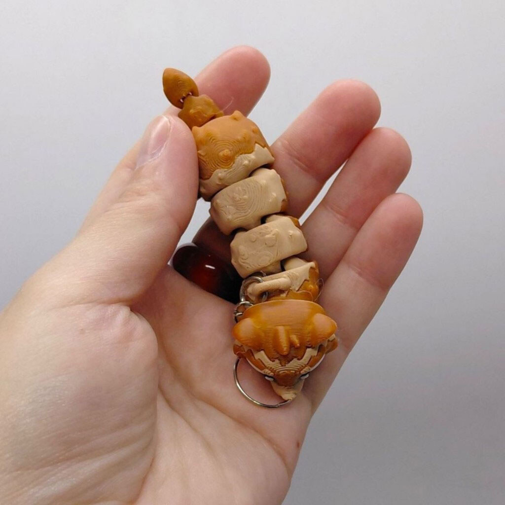 Брелок "Cute Ferret / Милый Болар", Keychain, 3D печать, OYTOY - № 3 Брелок "Cute Ferret / Милый Болар", Keychain, 3D печать, OYTOY - № 3
