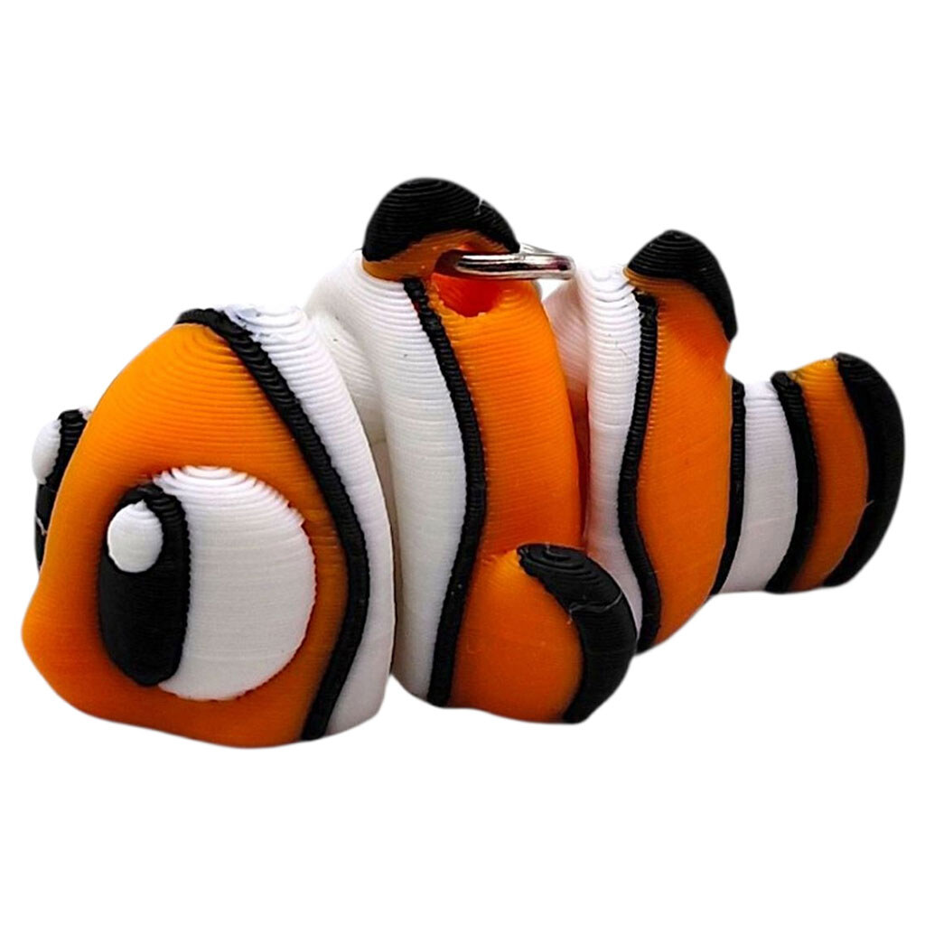 Брелок "Cute Flexi Tropical Fish / Тропичная Рыба", Keychain, 3D печать, OYTOY - № 1 Брелок "Cute Flexi Tropical Fish / Тропичная Рыба", Keychain, 3D печать, OYTOY - № 1