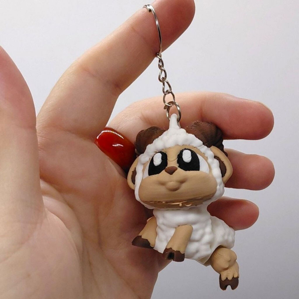 Брелок "Cute Sheep / Милая Овца", Keychain, 3D печать, OYTOY - № 3 Брелок "Cute Sheep / Милая Овца", Keychain, 3D печать, OYTOY - № 3