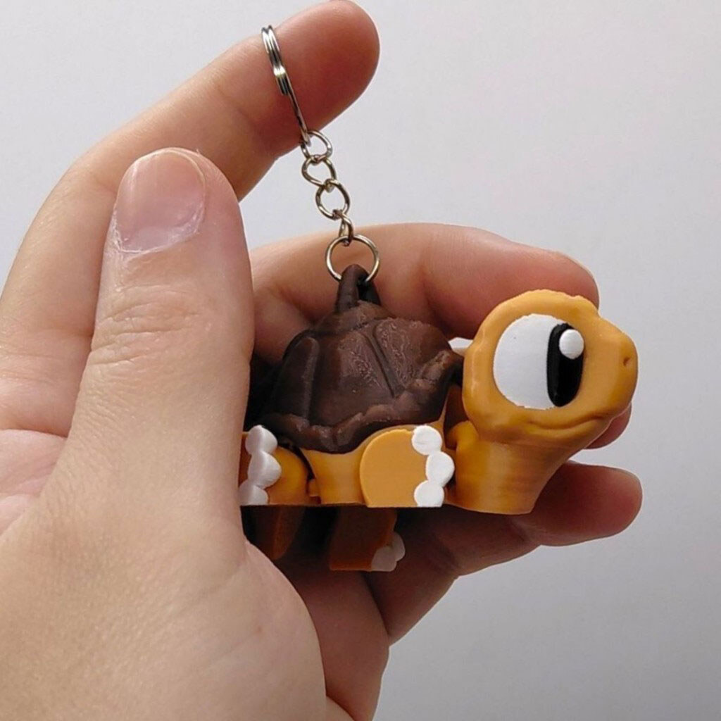 Брелок "Cute Tortoise / Черепаха", Keychain, 3D печать, OYTOY - № 3 Брелок "Cute Tortoise / Черепаха", Keychain, 3D печать, OYTOY - № 3