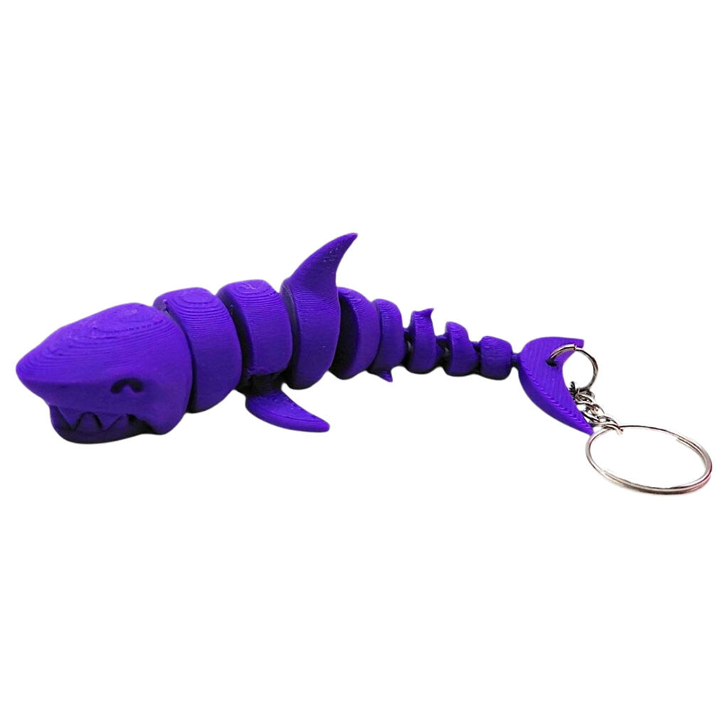 Брелок "Flexi Shark / Акула", Keychain, 3D печать, OYTOY - № 1 Брелок "Flexi Shark / Акула", Keychain, 3D печать, OYTOY - № 1