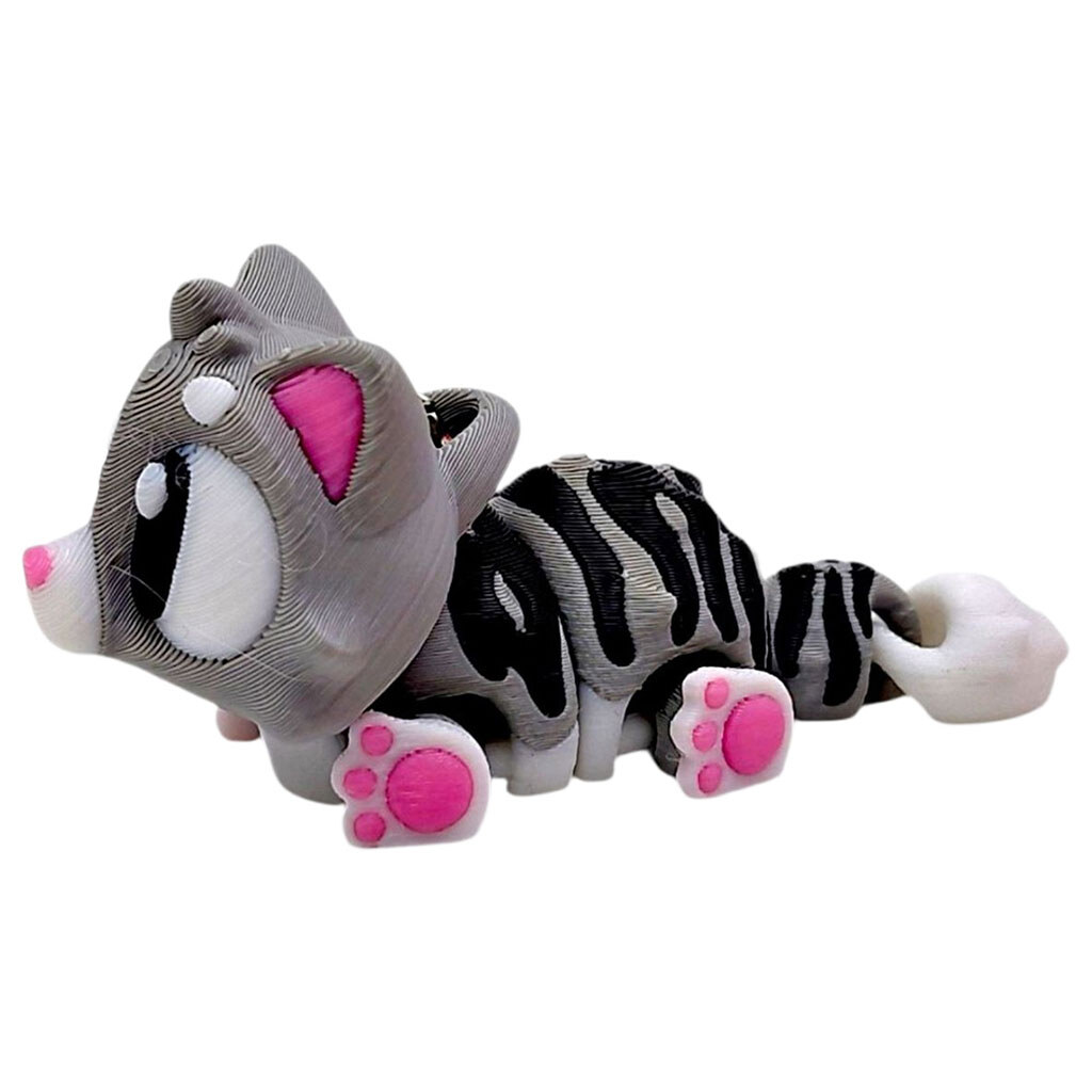 Брелок "Cute Cat / Котик", Keychain, 3D печать, OYTOY - № 1 Брелок "Cute Cat / Котик", Keychain, 3D печать, OYTOY - № 1