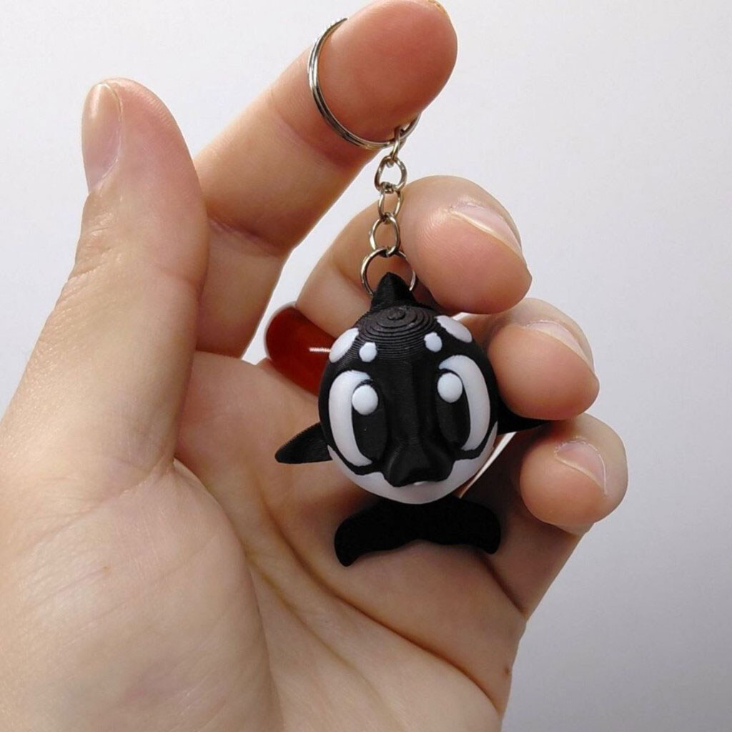 Брелок "Cute Orca / Косатка", Keychain, 3D печать, OYTOY - № 3 Брелок "Cute Orca / Косатка", Keychain, 3D печать, OYTOY - № 3