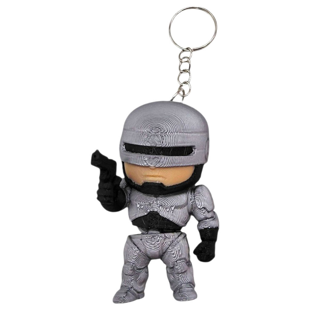 Брелок "Hero Robocop / Робокоп", Keychain, 3D печать, OYTOY - № 1 Брелок "Hero Robocop / Робокоп", Keychain, 3D печать, OYTOY - № 1
