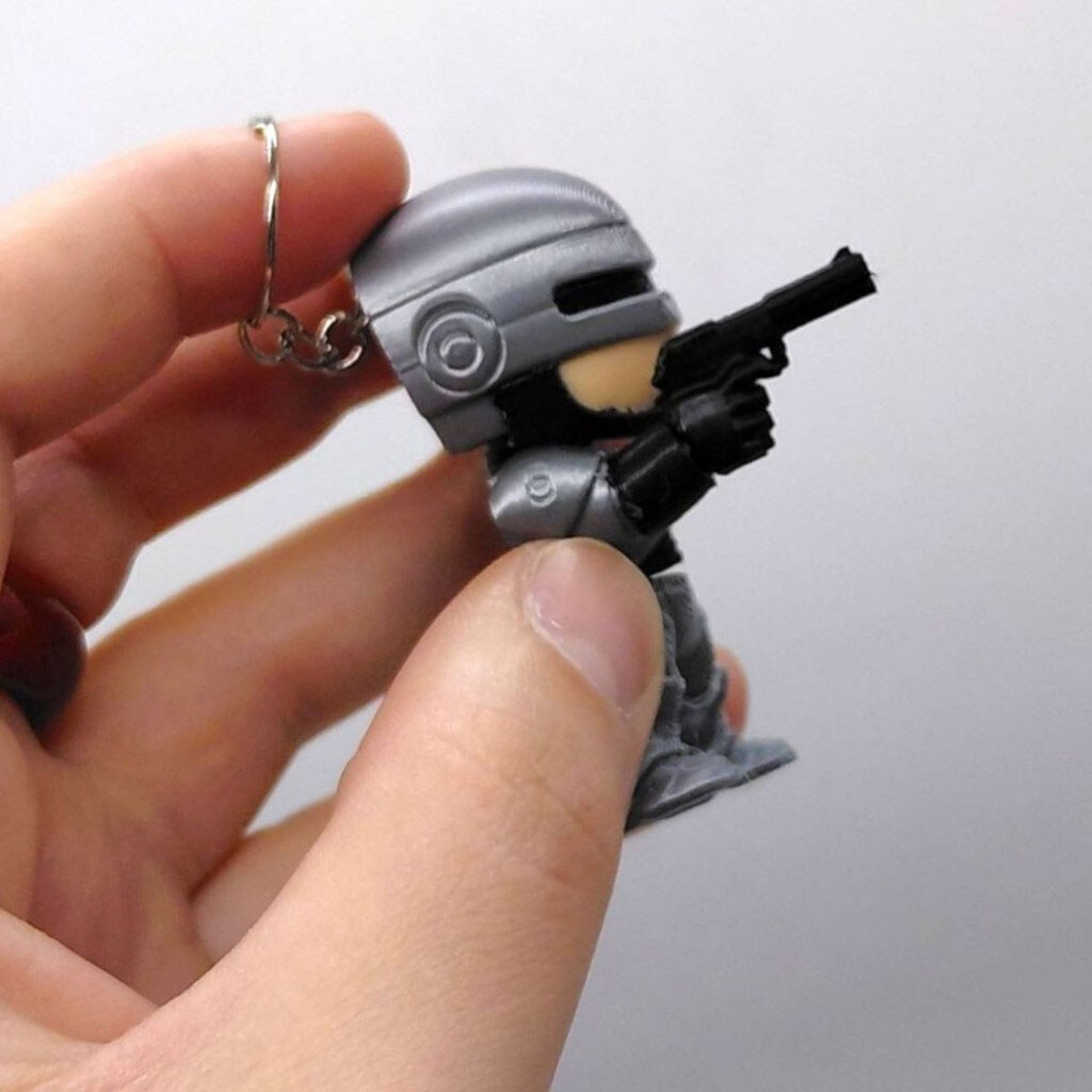 Брелок "Hero Robocop / Робокоп", Keychain, 3D печать, OYTOY - № 3 Брелок "Hero Robocop / Робокоп", Keychain, 3D печать, OYTOY - № 3
