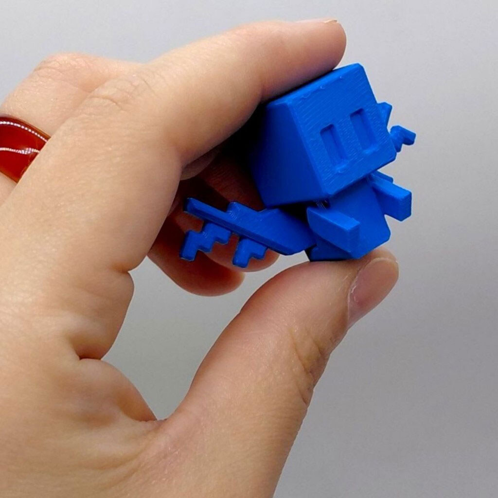 Брелок "Minecraft Allay / Эллей", Keychain, 3D печать, OYTOY - № 3 Брелок "Minecraft Allay / Эллей", Keychain, 3D печать, OYTOY - № 3