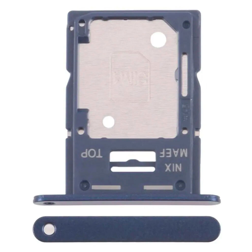 Держатель SIM-карты Samsung M156 Galaxy M15, С разъемом на карту памяти, Синий - № 1 Держатель SIM-карты Samsung M156 Galaxy M15, С разъемом на карту памяти, Синий - № 1