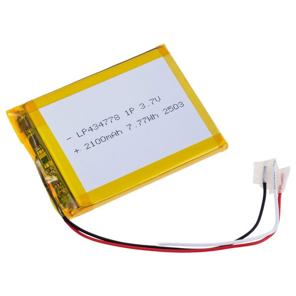 Аккумулятор универсальный, 2100 mAh, 4,4 x 45 x 61 мм. - № 1 Аккумулятор универсальный, 2100 mAh, 4,4 x 45 x 61 мм. - № 1