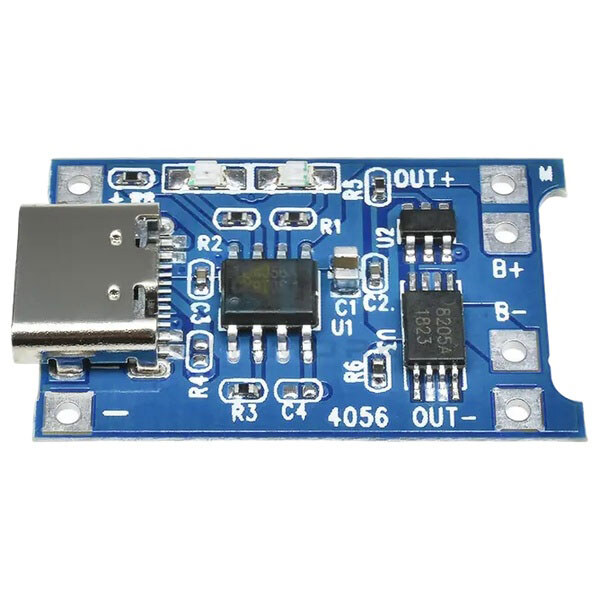 Мини зарядный модуль Type-C для 18650 - № 1 Мини зарядный модуль Type-C для 18650 - № 1