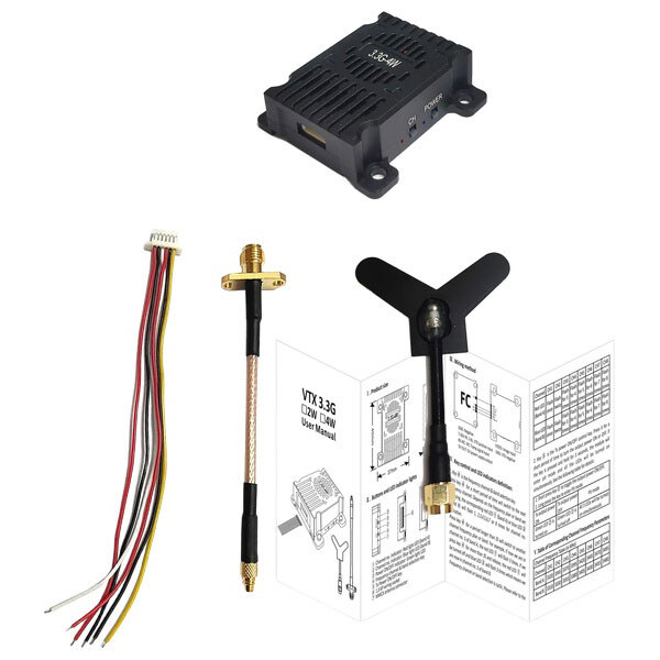 Видеопередатчик 4W VTX 3.3GHz - № 1 Видеопередатчик 4W VTX 3.3GHz - № 1