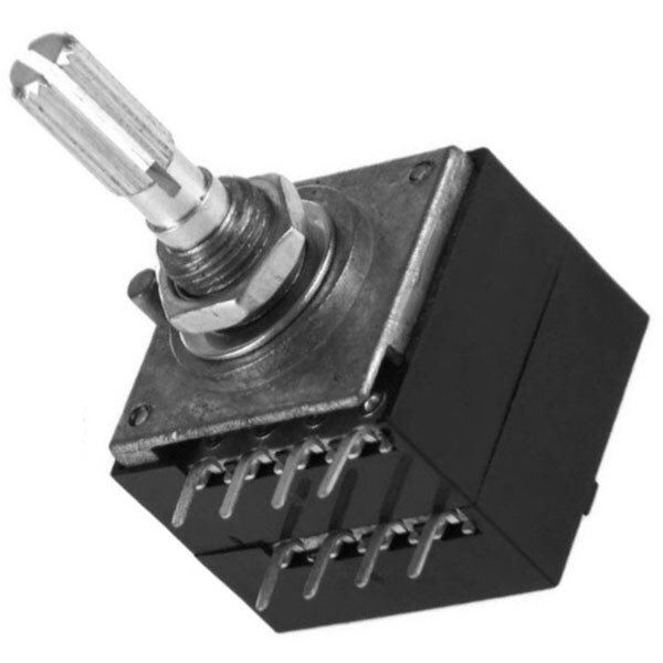 Потенциометр RH2702-A100K L=25mm дискретный - № 1 Потенциометр RH2702-A100K L=25mm дискретный - № 1