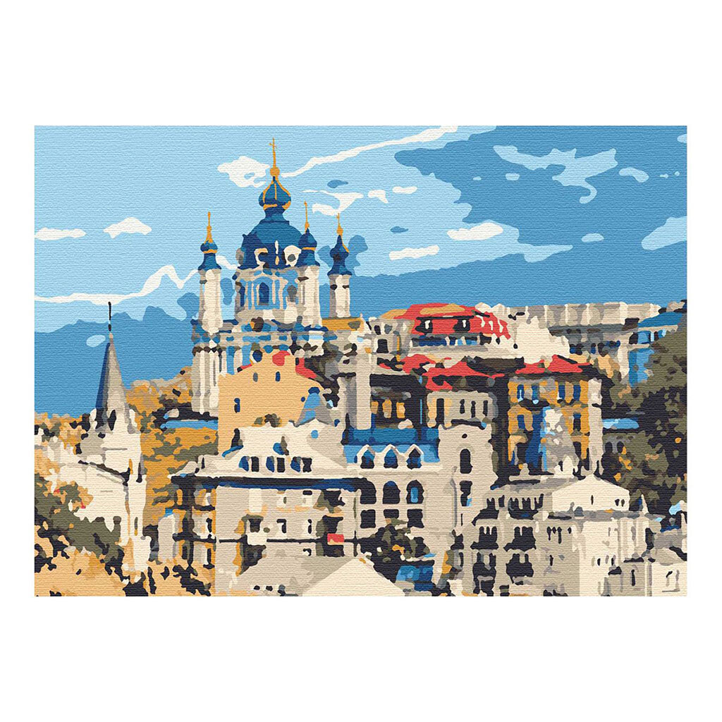 Картина по номерам "Андреевский спуск", Riviera Blanca - № 1 Картина по номерам "Андреевский спуск", Riviera Blanca - № 1