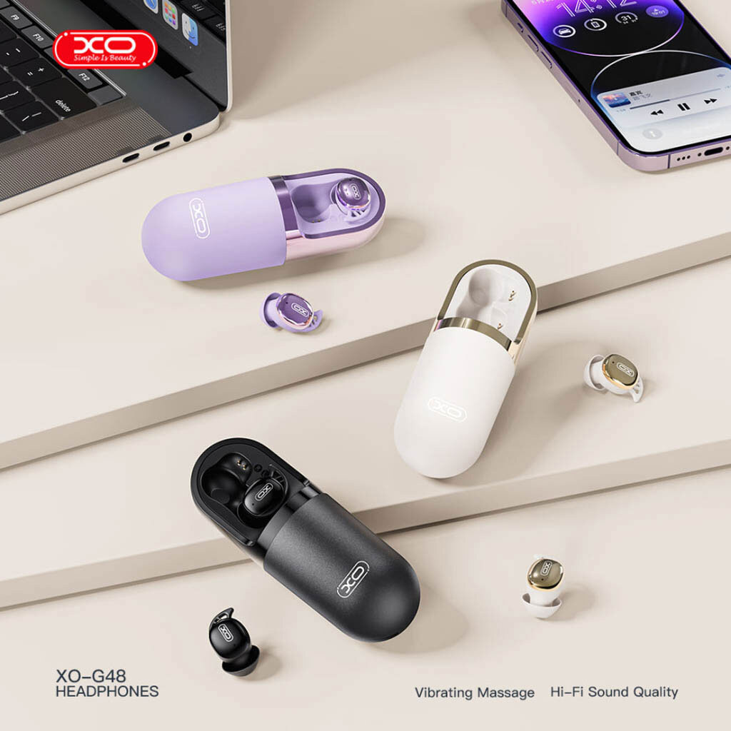 Bluetooth-гарнитура XO G48, Стерео, Черный - № 4 Bluetooth-гарнитура XO G48, Стерео, Черный - № 4