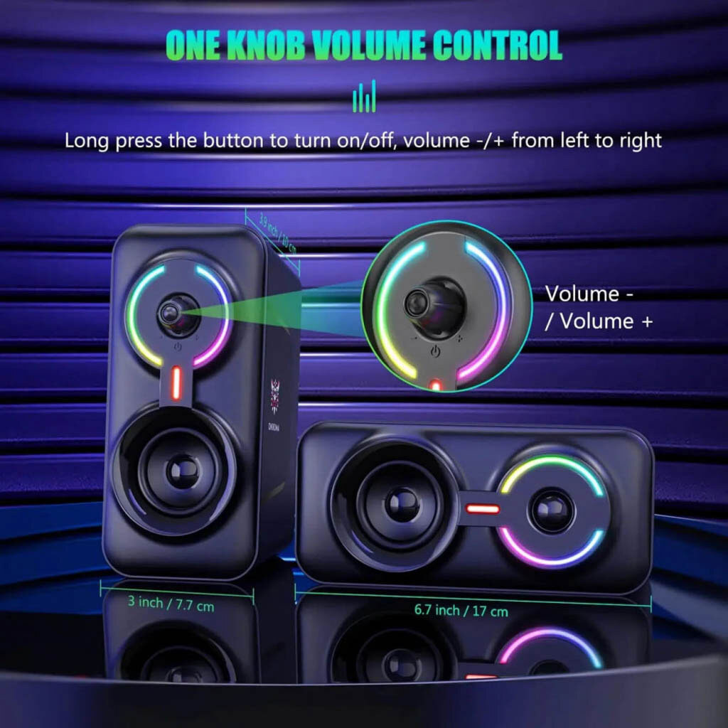 Колонки для компьютера Onikuma L6, Черный - № 4 Колонки для компьютера Onikuma L6, Черный - № 4