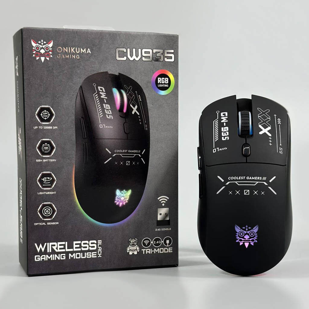Мышь Onikuma CW935, Черный - № 9 Мышь Onikuma CW935, Черный - № 9