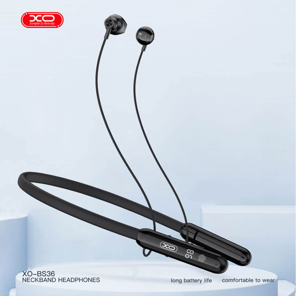Bluetooth-гарнитура XO BS36, Стерео, Черный - № 4 Bluetooth-гарнитура XO BS36, Стерео, Черный - № 4