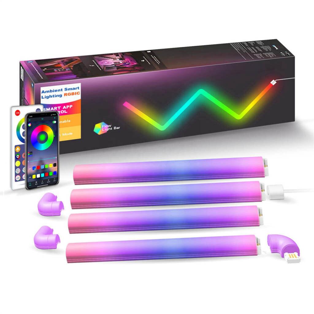 Настенные модульные Smart LED панели DIY-SLX06 RGBIC, Белый - № 10 Настенные модульные Smart LED панели DIY-SLX06 RGBIC, Белый - № 10