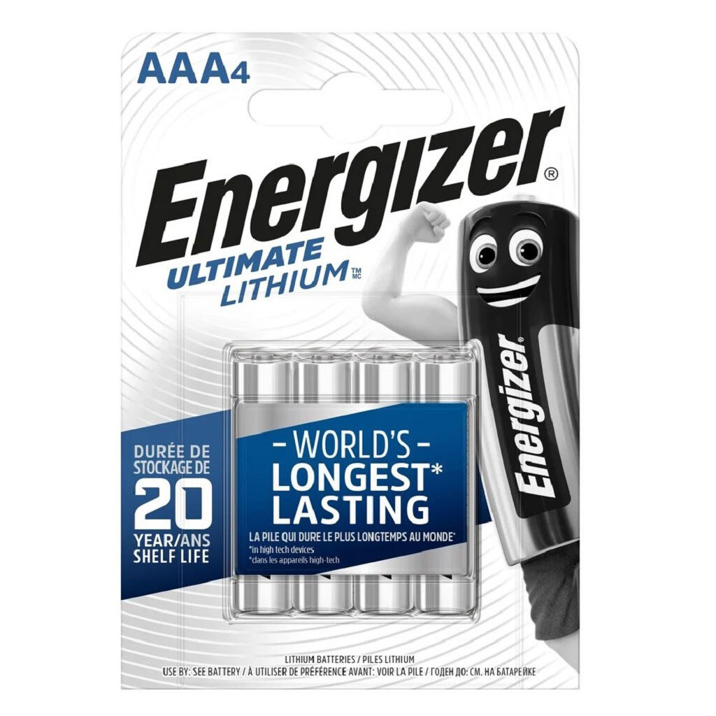 Батарейка Energizer Ultimate AAA/LR03 - № 1 Батарейка Energizer Ultimate AAA/LR03 - № 1