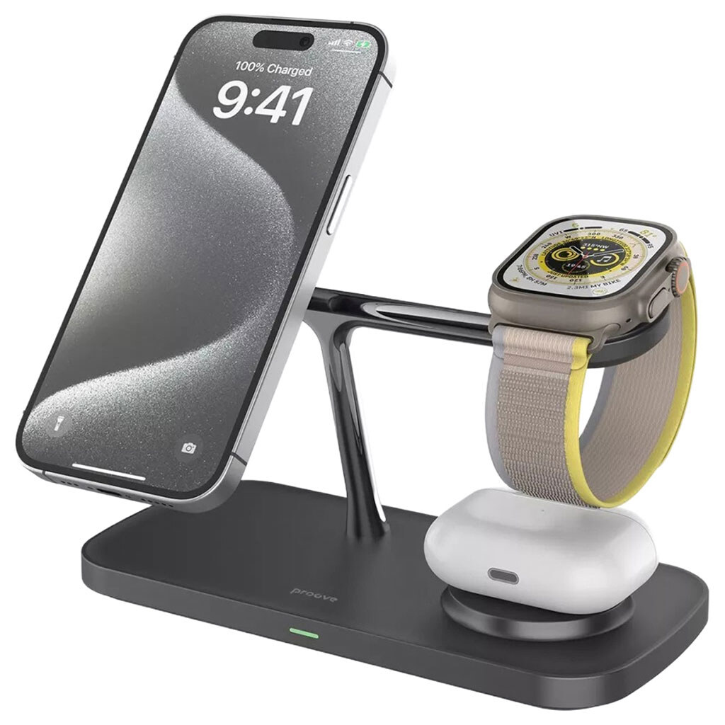 Бездротове ЗУ Proove Magnetic Field Pro, Чорний - № 3 Бездротове ЗУ Proove Magnetic Field Pro, Чорний - № 3