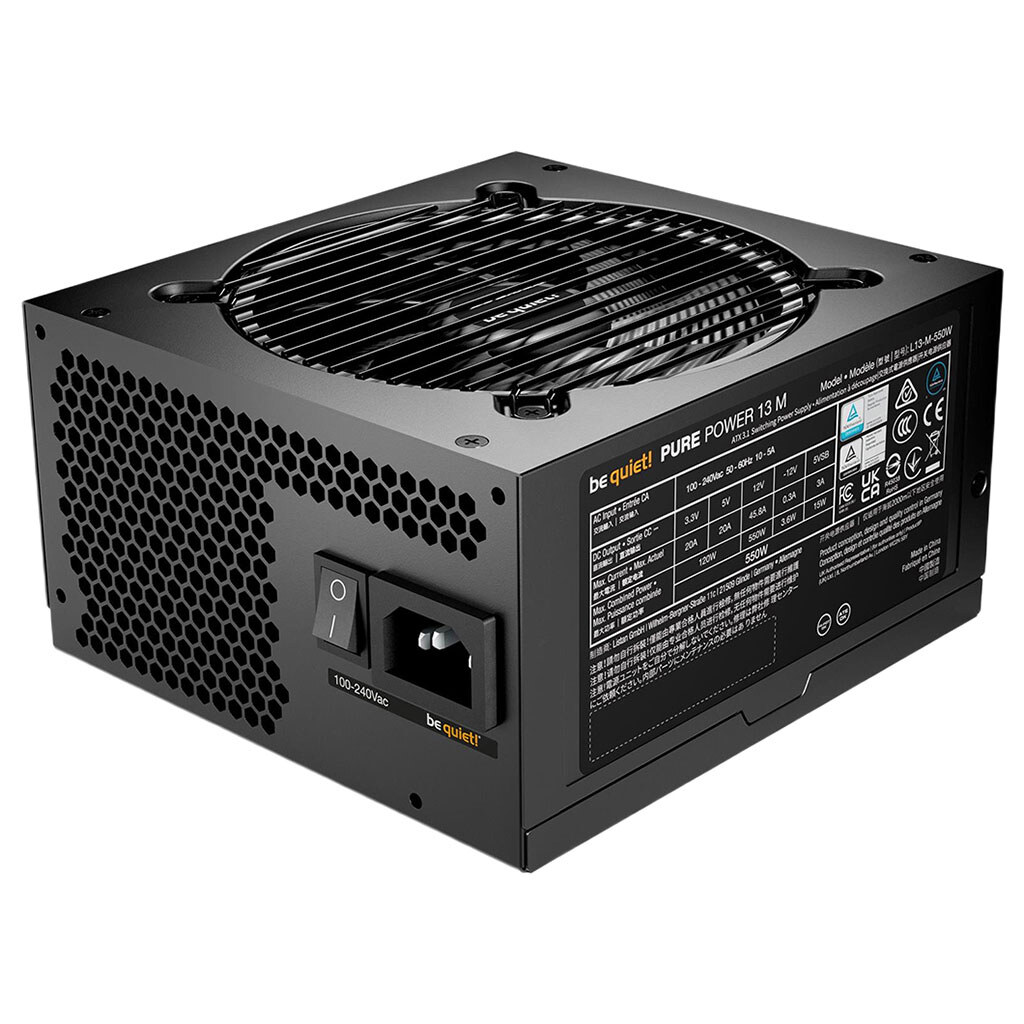 Блок живлення для корпусів be quiet! Pure Power 13 M, Чорний - № 3 Блок живлення для корпусів be quiet! Pure Power 13 M, Чорний - № 3