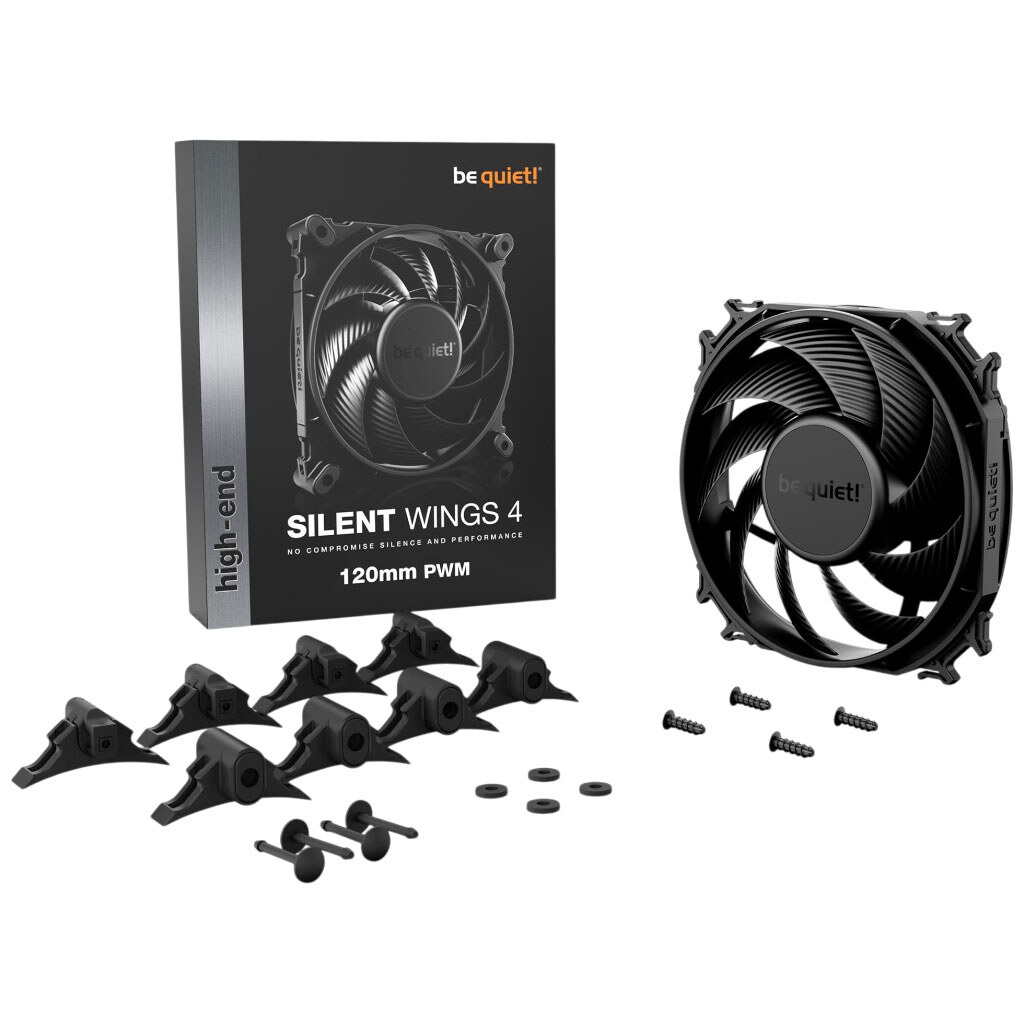 Вентилятор be quiet! Silent Wings 4, Черный - № 4 Вентилятор be quiet! Silent Wings 4, Черный - № 4